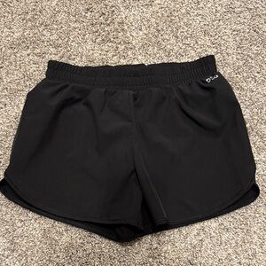 DSG Girls Black Running Shorts with Liner